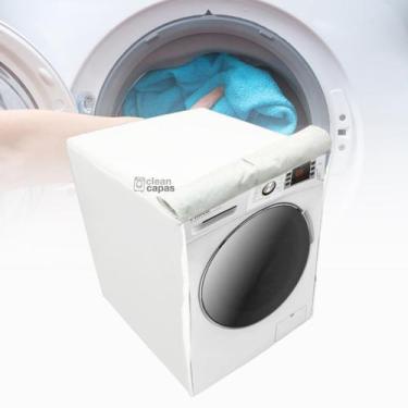 Imagem de CAPA PARA LAVADORA PHILCO 10kg Plr10b IMPERMEÁVEL - Clean Capas, BRANC