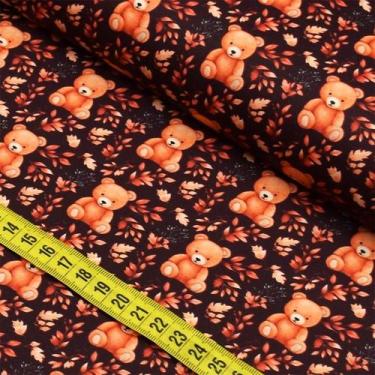 Imagem de Tecido Estampado Para Patchwork - Ursinhos De Outono 2 (0,50x1,50) - F