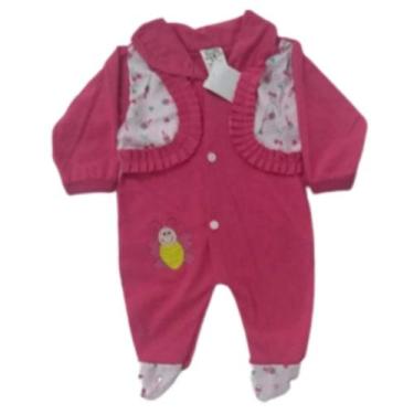 Imagem de Macacão para bebê Menina Comprido Bolero - Duda Shop