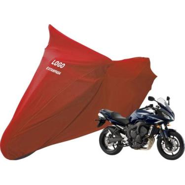 Imagem de Capa Para Moto Yamaha FZ6 S Alta Durabilidade Com Logo - Mz, Vermelha