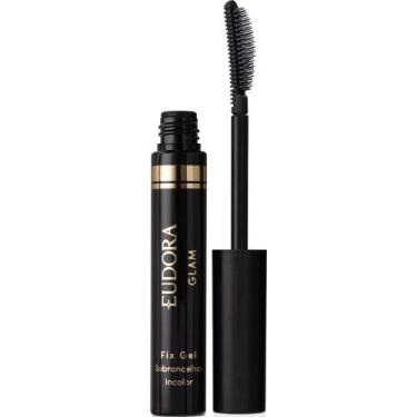 Imagem de Gel fixador de sobrancelhas incolor eudora glam à prova d'água 4g
