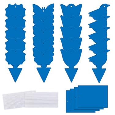 Imagem de Armadilhas para moscas de frutas para ambientes internos, 20 armadilhas amarelas para moscas, armadilhas para mosquitos, apanhador de insetos para casa ao ar livre, bônus de 4 tubos de papel para