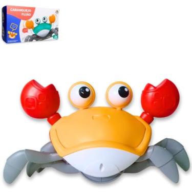 Imagem de Europio - Brinquedo Caranguejo Fujão Desvia Anda Sozinho Som E Música