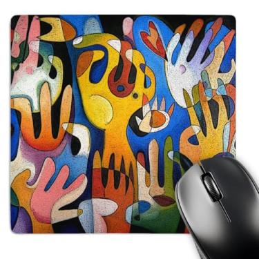 Imagem de 3dRose Mouse pad com pôster de mãos (mp_21147_1)