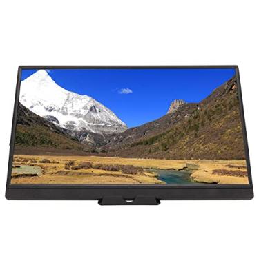 Imagem de Monitor Externo Tipo C, Monitor Portátil Plug and Play Com IPS HDR 1080P, Alto-falantes Estéreo Detalhados para o Telefone (Preto)