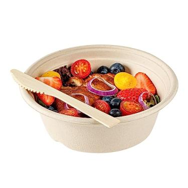 Imagem de Restaurantware Bambuddha Facas de madeira de 17 cm, 100 facas de bambu descartáveis - durável, acabamento suave, talheres sustentáveis de bambu, resiste ao calor, alternativa aos talheres de plástico