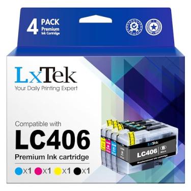 Imagem de Cartuchos de tinta LC406 para impressora Brother compatíveis com cartuchos de tinta Brother LC406 LC406XL LC 406 406XL para Brother MFC-J4335DW MFC-J5855DW MFC-J4535DW MFC-J6555DW MFC-J6955DW