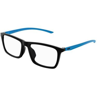Imagem de Armação Puma PE0175OA 004 Preto Feminino - Preto - Feminino - Único-Feminino