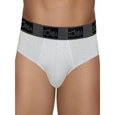 Imagem de Cueca Slip Zorba 0716 Masculina Modal T. P/GG, M, 001, Branco