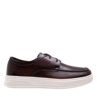 Imagem de Sapatênis Democrata Masculino Denim Bold 122120 Mogno-Masculino
