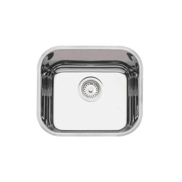 Imagem de Cuba De Embutir Tramontina Lavínia 40 Blem Aço Inox Alto Brilho 40x34 Cm