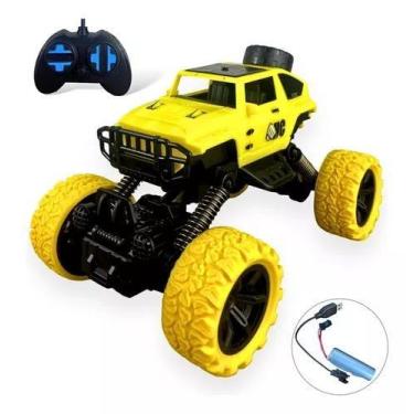 Imagem de Carrinho Controle Remoto Recarregavel Carro Grande 4x4 Off ( amarelo) 