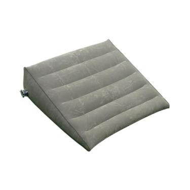 Imagem de Ｂｅｓｇａ Travesseiro inflável para pernas, almofada portátil em cunha, multifuncional, confortável, ergonômico, elevador de pernas para leitura de carro,