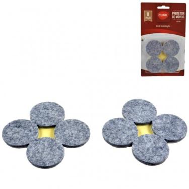 Imagem de Protetor Para Móveis Feltro Cartela Com 8 Peças