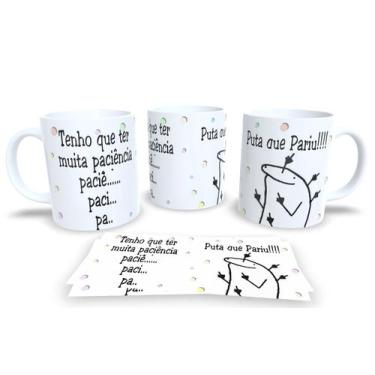 Imagem de Caneca de Porcelana Personalizada Flork Frases Engraçadas, Divertidas 