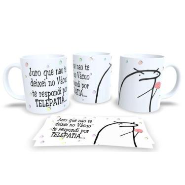 Imagem de Caneca de Porcelana Personalizada Flork Frases Engraçadas, Divertidas 