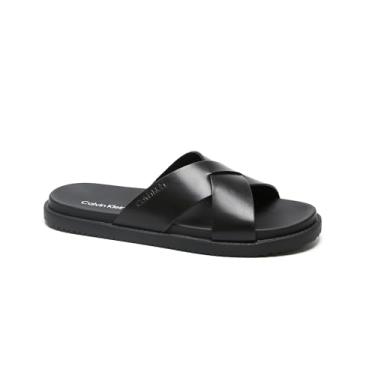 Imagem de Calvin Klein Sandália masculina Lusako, Preto 001, 45