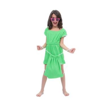 Imagem de Conjunto Saída de Praia Corais VERDE - QUIMERA KIDS, M