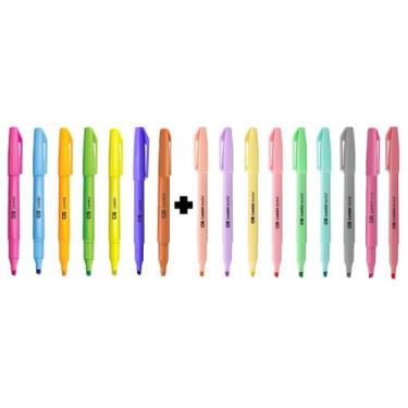 Imagem de Cis Lumini Marca Texto 16 Cores - Pastel E Neon