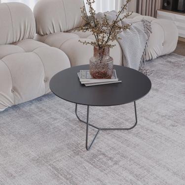 Imagem de Mesa de Centro Trude Redonda 30cm X 67cm X 67cm