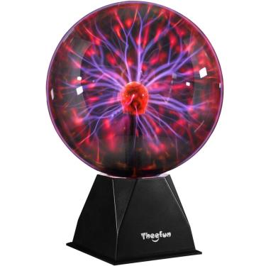 Imagem de Bola de plasma Theefun Globo de plasma de 20 cm sensível ao toque e ao som