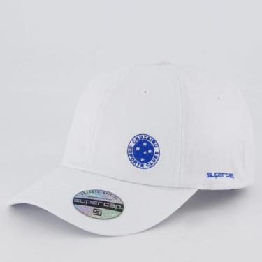 Imagem de Boné Cruzeiro 6 Gomos Branco - Supercap, Único