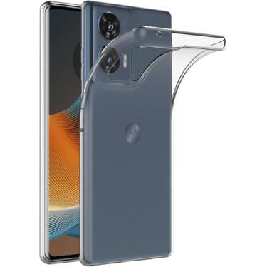 Imagem de Capa para Motorola Moto Edge 50 Fusion 5G (6,7 polegadas) MaiJin Capa Traseira Transparente de Gel de Borracha TPU Macio