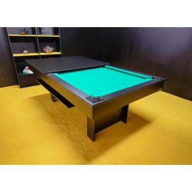 Imagem de Mesa de Sinuca/bilhar com Tampo de Jantar - 2,20x1,20 - Verde