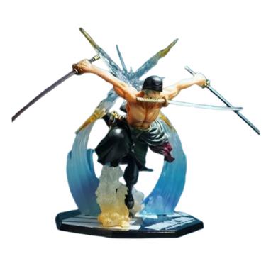 Imagem de Boneco de ação Sanmu Anime One Piece Zoro Fight PVC 18+