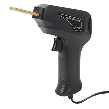 Imagem de Kit de Grampeador Quente, Máquina de Soldagem Plástica Confortável Plástico e Cobre 100w Manuseio Convencional para Oficina Reparo (Plugue da UE 220-240V)