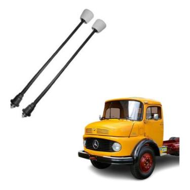 Imagem de Par De Mastro Baliza Tira Fino Caminhão Mb 1113 Cara Preta - ANPADEVA