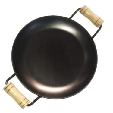 Imagem de Chapa Disco Arado Chapa de Aço Alça Madeira 33cm