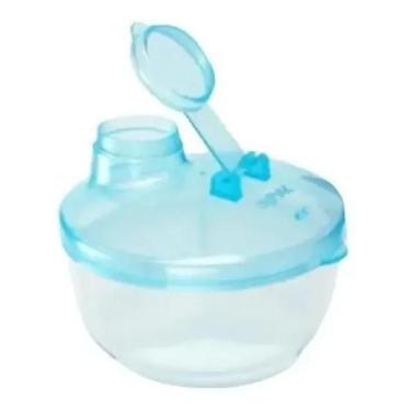 Imagem de Porta Leite Em Pó Para Bebes e Crianças Azul - Cefisa