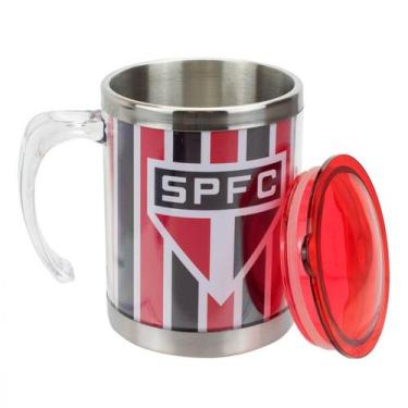 Imagem de Caneca São Paulo Térmica 450 ML - QH004F-2-B - MILENO