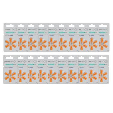 Imagem de Power One Size 13 baterias para aparelho auditivo, Laranja, 13