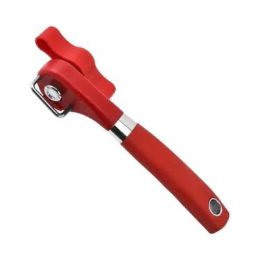 Imagem de Abridor De Latas Manual De Aço Inoxidável, Corte Seguro, Borda Lisa Pa