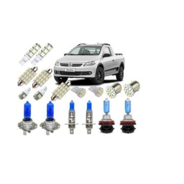 Imagem de Saveiro G4 G5 G6 Farol +Kit Lampadas Led Saveiro G4 G5 G6 - Blue Lion