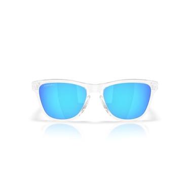 Imagem de Óculos de Sol Oakley Frogskins S 0OO9508 950801 Tam 53 / Transparente - Lentes Prizm Sapphire