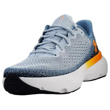 Imagem de Under Armour Tênis masculino Infinite, Azul calmo/azul fumê/laranja esquadrão, 40