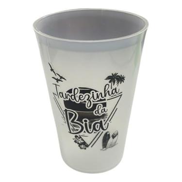 Imagem de Kit 50 Copos Ecológicos Personalizados 200ml – Reutilizáveis para Festas e Eventos (Natural)