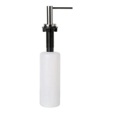 Imagem de Dosador Detergente Sabão Líquido Inox Cromado Bancada