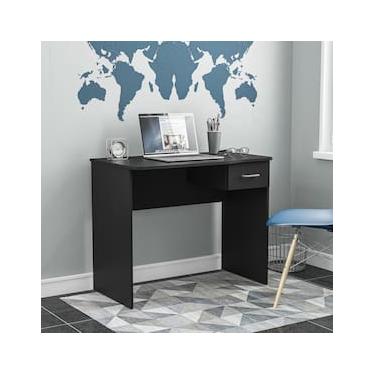 Imagem de Escrivaninha Politorno Arapei 1 Gaveta MDP Compacta Pintura UV Design Moderno