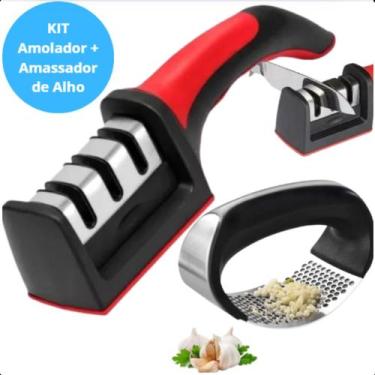 Imagem de KIT Espremedor Compacto + Afiador Elegante Moderno - FAZA