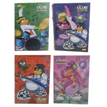 Imagem de Caderno Escolar Espiral Com 96 Folhas Modelos Variados - Jandaia, Club