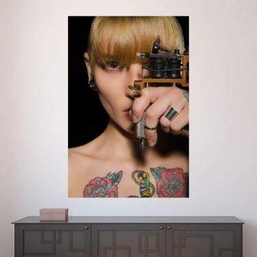 Imagem de Painel Adesivo de Parede - Tatuagem - Tattoo - 1547pnm - Allodi