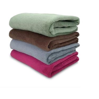 Imagem de Manta Pet/Bebê Microfibra 90x110cm  Macia, Antialérgica, Multiuso - Re