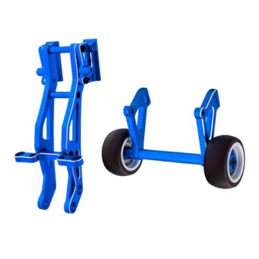 Imagem de NMNRC Alum Wheelie Bar & Rear Wing for Arrma 1/8 Kraton V6 EXB Notorious RC Car Series Upgrades Part Blue