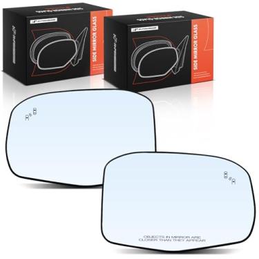 Imagem de A-Premium Vidro espelhado aquecido para motorista e passageiro de 2 peças com placa de suporte compatível com Honda HR-V HRV 2023 2024 2025, 2.0L - Espelho retrovisor lateral externo com detecção de