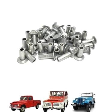 Imagem de Jogo De Rebite Com 50 Peças Para 2 Rodas