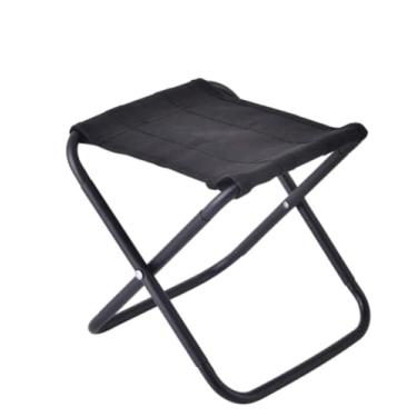 Imagem de Banqueta Cadeira Banco Dobrável Portátil Para Camping Pesca Resistente Retrátil Alumínio Com Bolsa